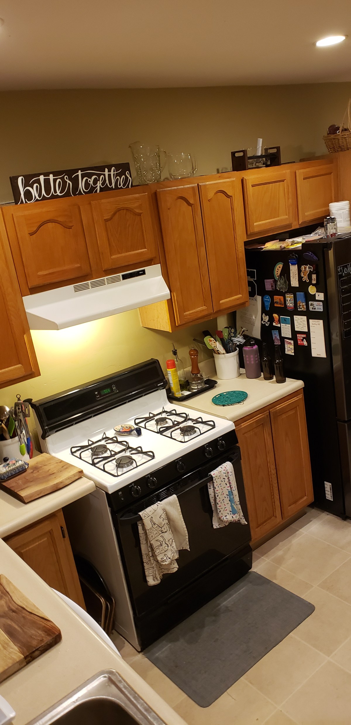 Our New Kitchen! (Can you spot the Blue&nbsp;Willow?)