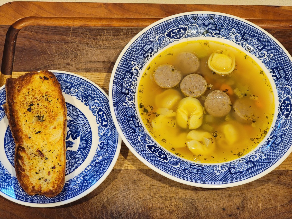 Kielbasa and Tortellini&nbsp;Soup